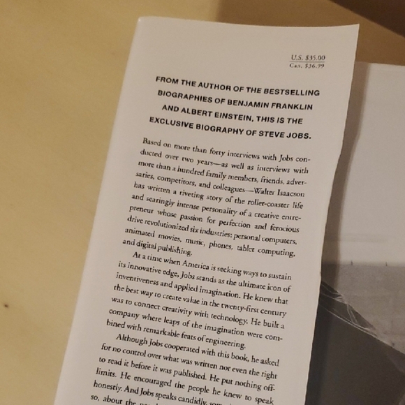 Steve Jobs by Walter Isaacson Hardcover Book - Picture 11 of 12